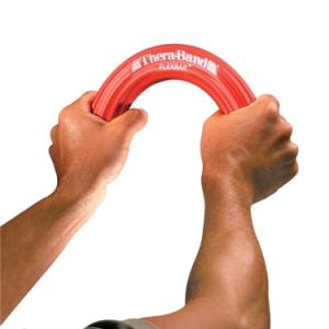 Thera-Band® FlexBars - For upper extremity stabilization, neuromuscular re-education, soft tissue and joint mobilization and oscillation. Unique design allows for bending and twisting movements with one piece of equipment. Used in the "Tyler Twist" technique for tennis elbow treatment.  Call The Comfort Zone Mobility Aids & Spas for Pricing 250 724 4477 or email info@albernicomfortzone.com