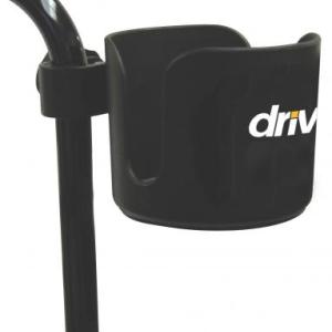 Cup Holder for 2 & 4 wheel, or no wheel walkers are available at The Comfort Zone Mobility Aids & Spas in Port Alberni, Vancouver Island, BC. Call for information and pricing 250 724 4477 or email info@albernicomfortzone.com